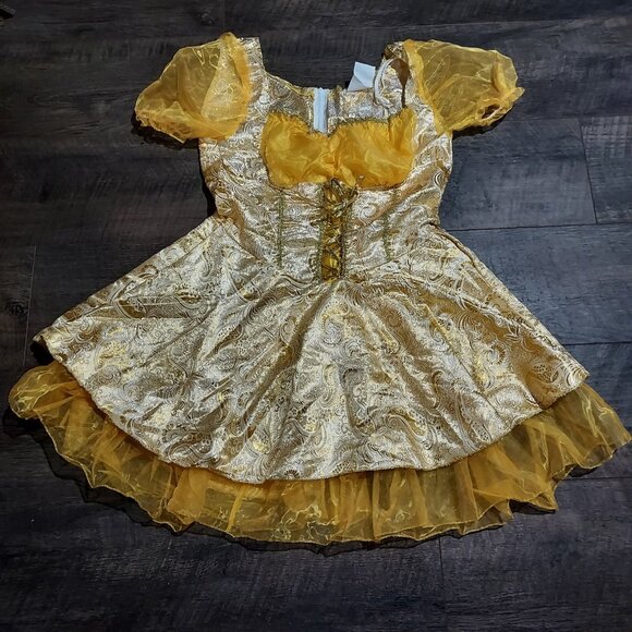 Costume Goldilocks Adult Storybook Fairy Tale Fancy Dress Up Halloween 3 Piece - Picture 7 of 14